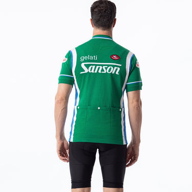 Gelati Sanson Deluxe Merino Wool Retro Cycling Jersey Retro Wool Cycling Jersey- Retro Peloton