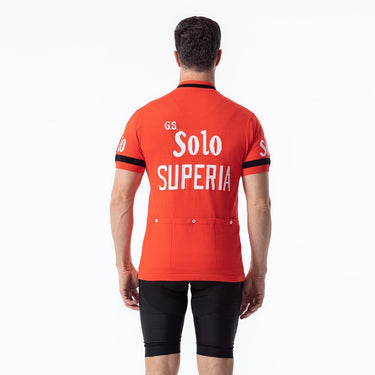 GS Solo Superia Deluxe Merino Wool Retro Cycling Jersey Retro Wool Cycling Jersey- Retro Peloton