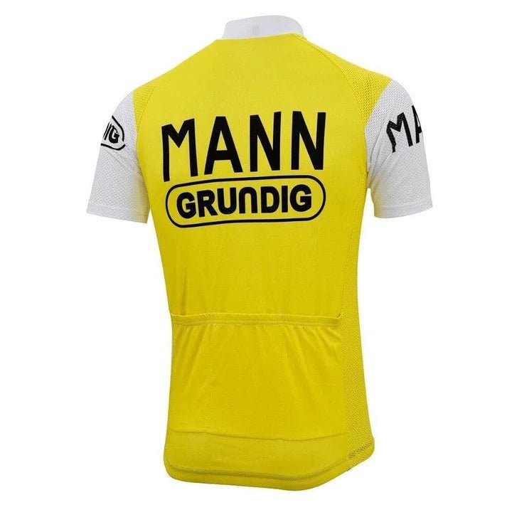 Mann Grundig retro cycling jersey Retro Cycling Jersey- Retro Peloton