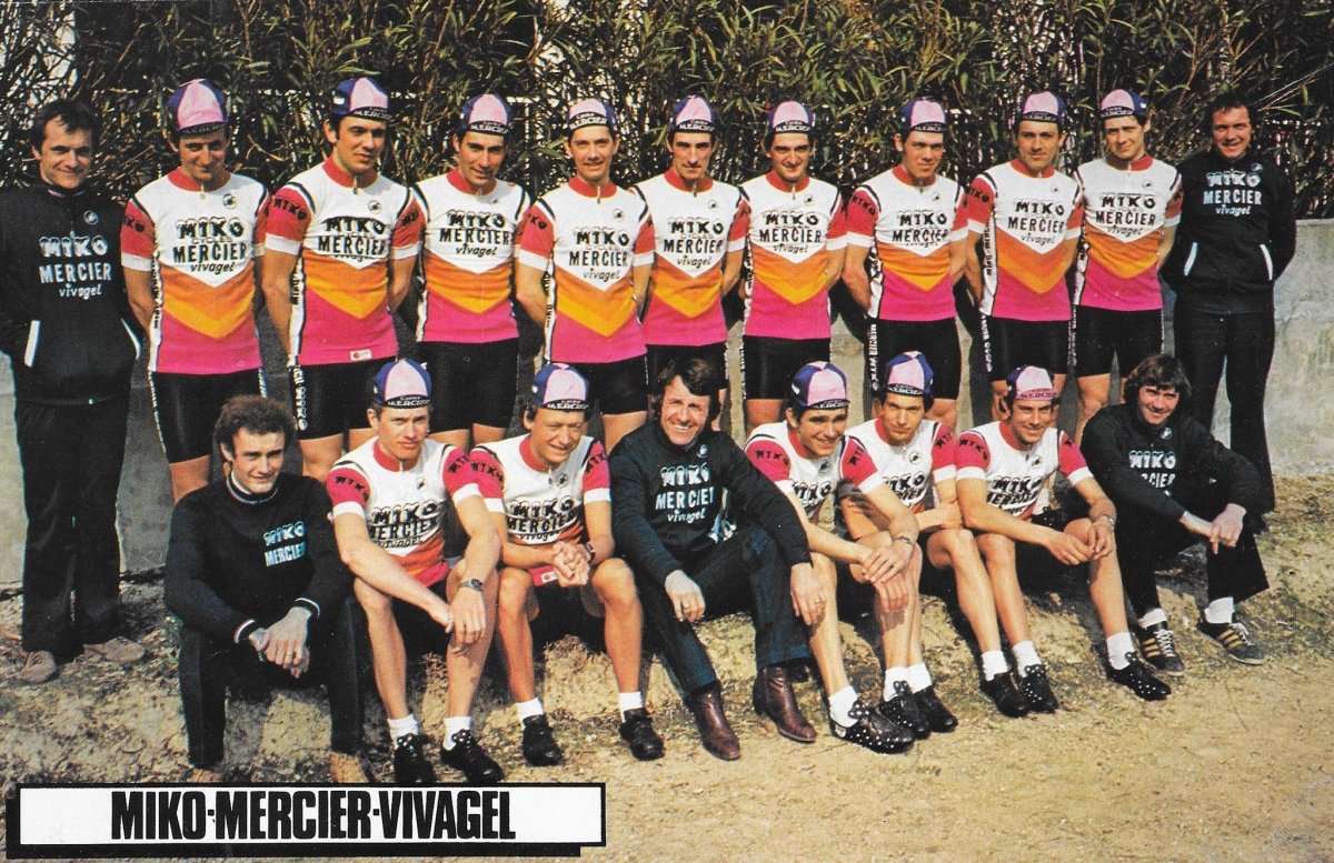 Team Miko Mercier - Cyclisme - 1977 - Maillot de cycliste Team Miko Mercier - Cyclisme - 1977 - Maillot de cycliste