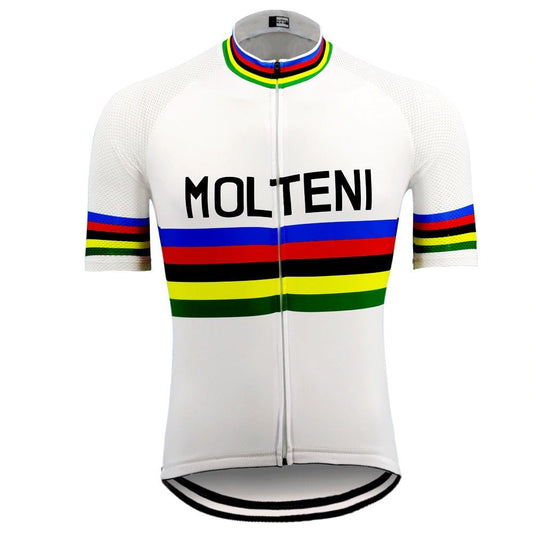 Molteni World Champion Retro Cycling Jersey - Merckx Retro Cycling Jersey- Retro Peloton