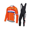 Netherlands Cycling Team Long Set Retro Cycling Set - Retro Peloton