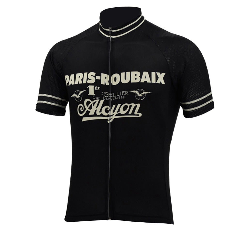 Paris Roubaix Alcyon Classic Retro Cycling Jersey Retro Peloton