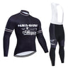 Paris - Roubaix Retro Cycling Jersey Long Set (With Fleece Option) Retro Cycling Set - Retro Peloton