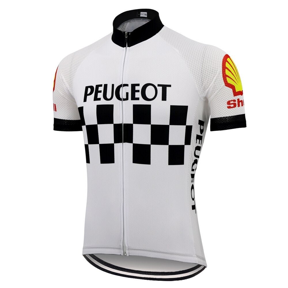Peugeot Shell Retro Cycling Jersey Retro Cycling Jersey- Retro Peloton