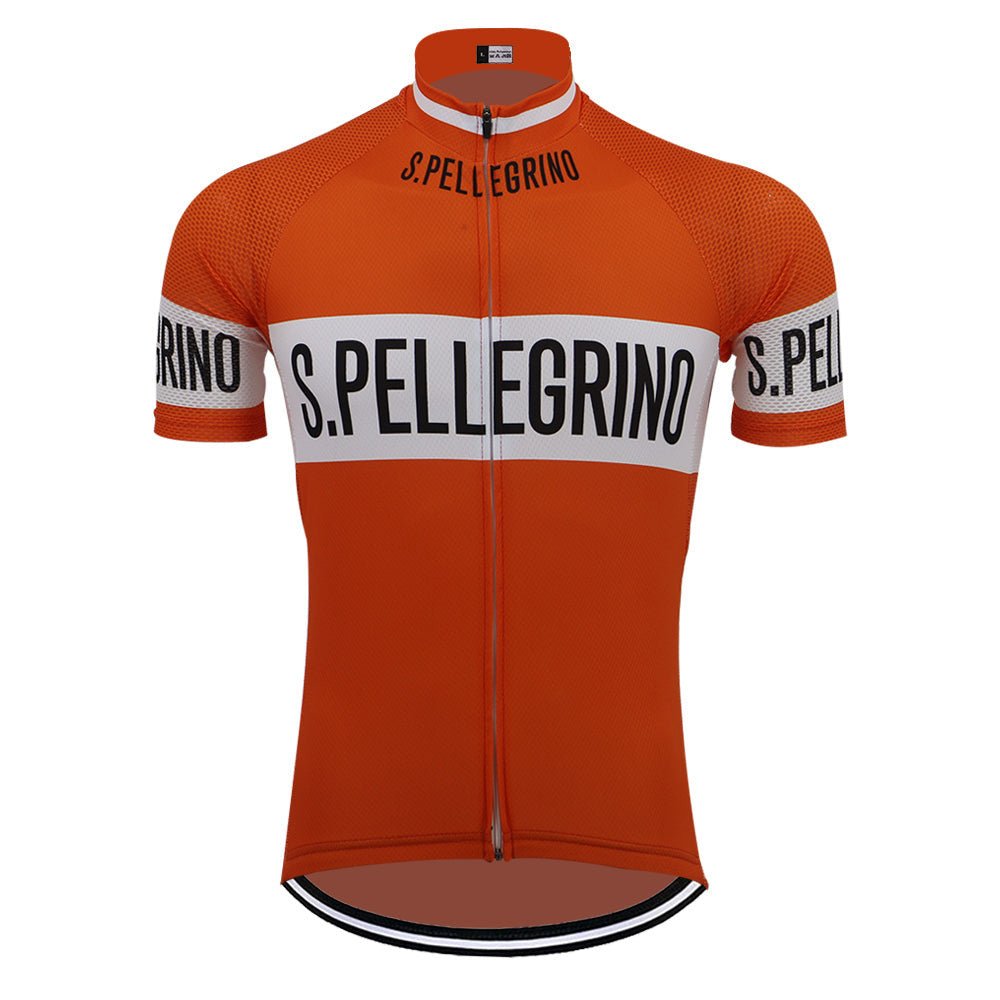 San Pellegrino Retro Jersey Retro Cycling Jersey- Retro Peloton
