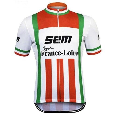 Sem-France Loire Retro Cycling Jersey Retro Cycling Jersey- Retro Peloton