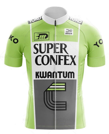 Super Confex Kwantum Retro Cycling Jersey Set Retro Cycling Set - Retro Peloton