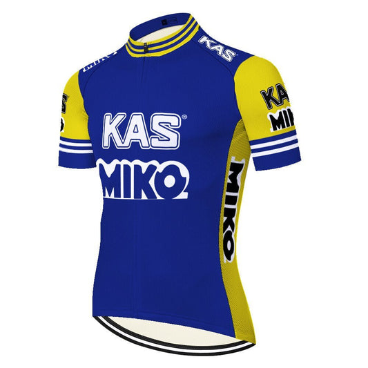 Team KAS retro cycling jersey Retro Cycling Jersey- Retro Peloton