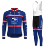 US Postal Service Pro Cycling Team Jersey Long Set Retro Cycling Set - Retro Peloton