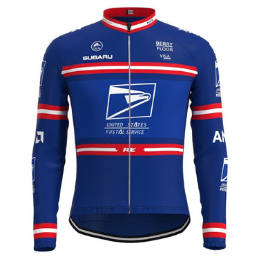 US Postal Service Pro Cycling Team Jersey Long Set Retro Cycling Set - Retro Peloton