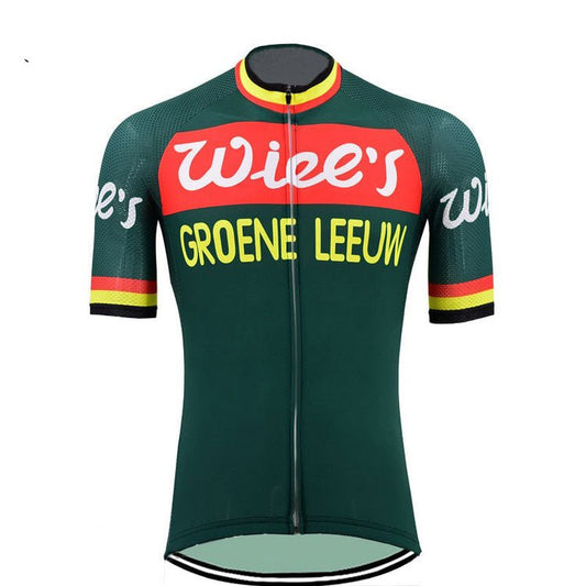 Wiel's Groene Leeuw Retro Cycling Jersey Retro Cycling Jersey- Retro Peloton