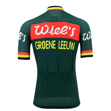 Wiel's Groene Leeuw Retro Cycling Jersey Retro Cycling Jersey- Retro Peloton